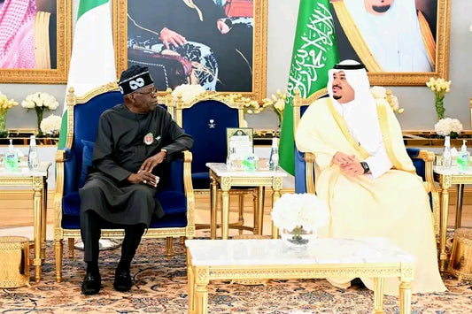 President of Nigeria Bola Tinubu for Arabi Islamic Summit