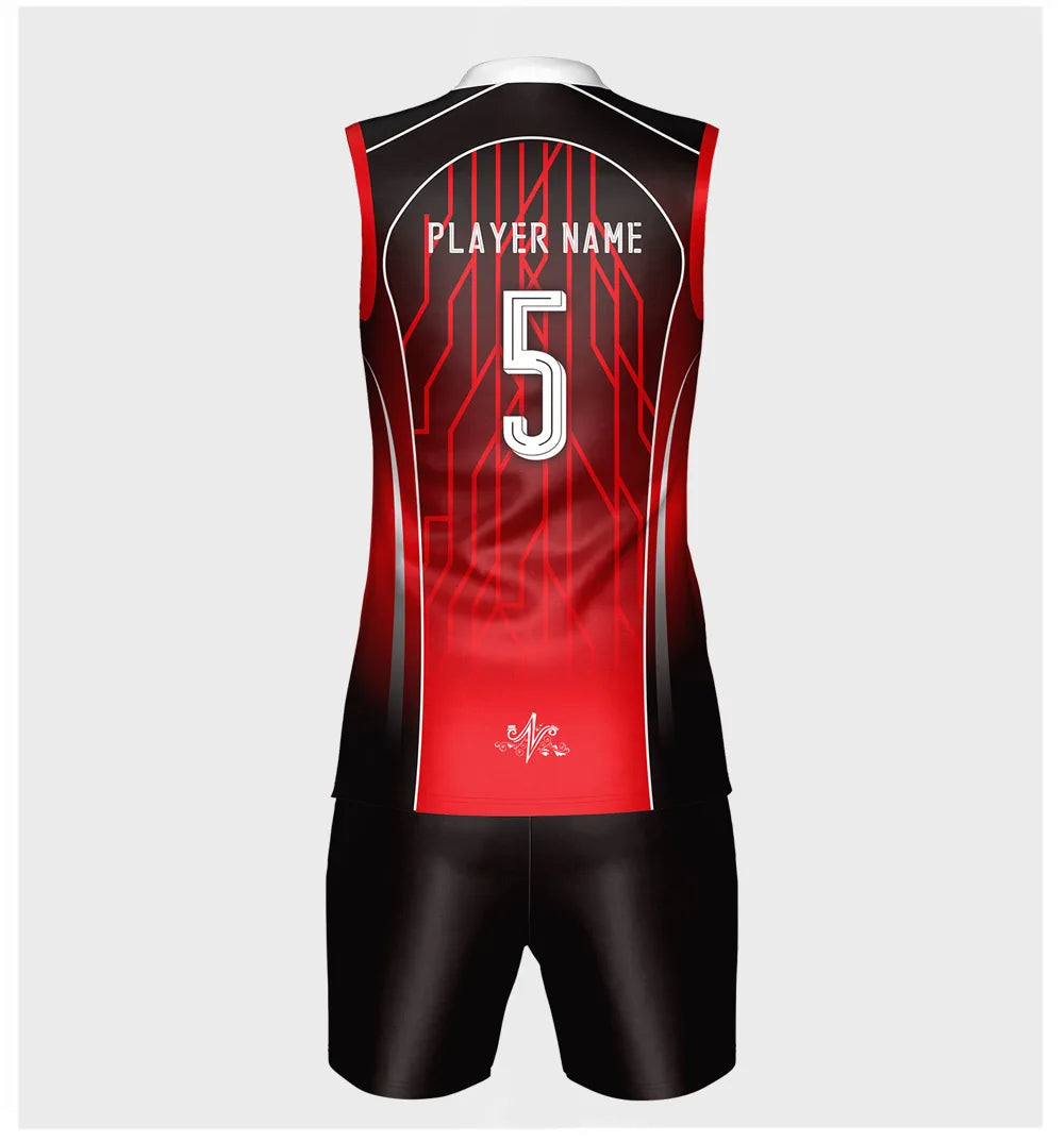 Professional DIY Volleyball Uniform Volleyball Women Training Sublimation Custom Sports Sweatshirt Suit For Tennis