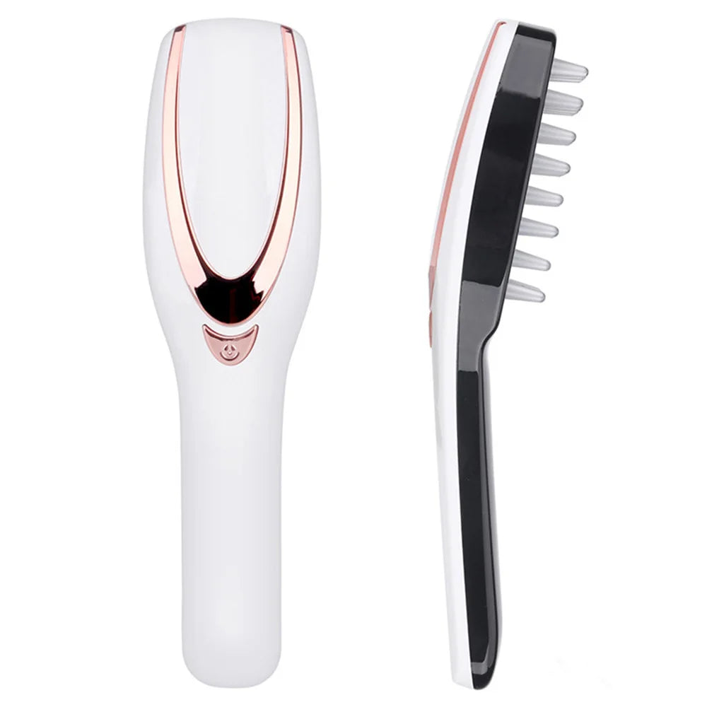 Electric Vibration Massage Comb Blue and Red Light Hair Growth Massage Hair Brush Anti Hair Loss Phototherapy Electric Combs