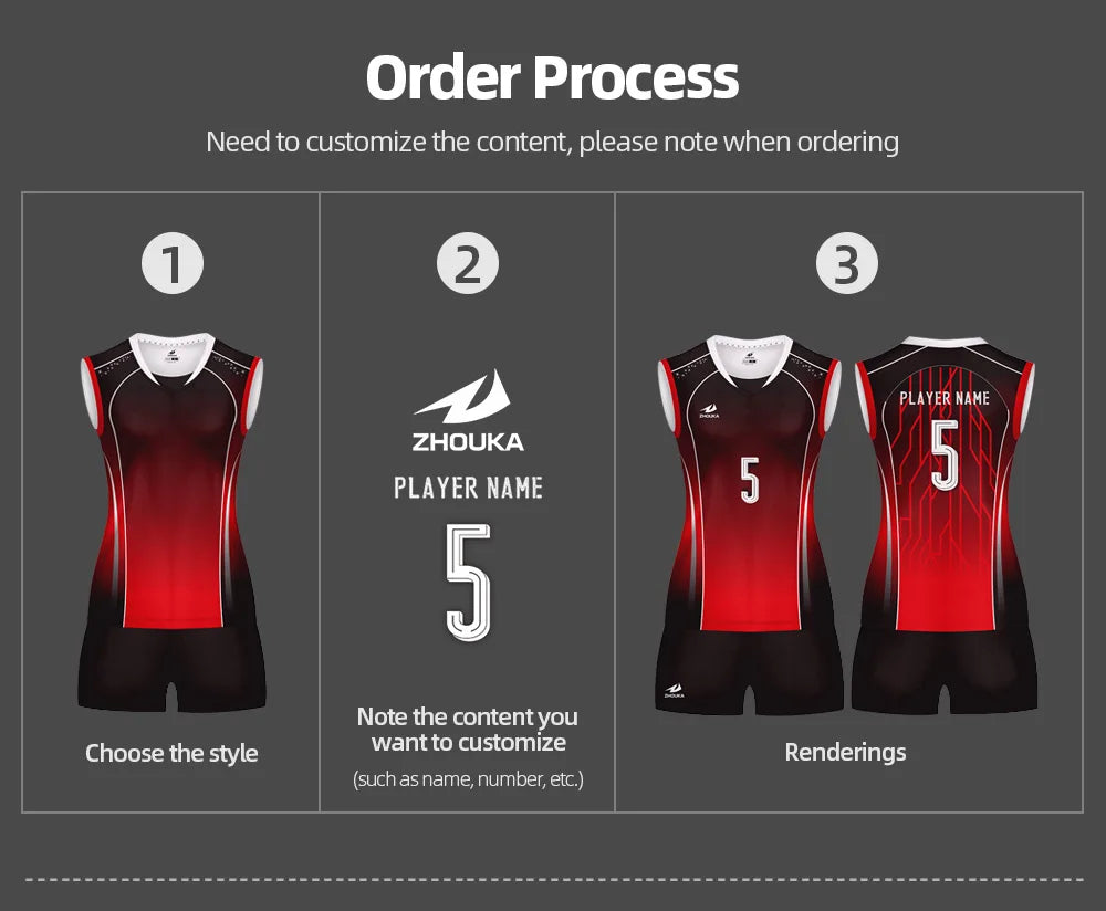 Professional DIY Volleyball Uniform Volleyball Women Training Sublimation Custom Sports Sweatshirt Suit For Tennis