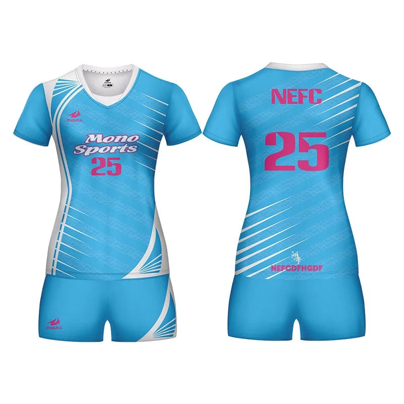 Women Men Volleyball Uniform Sports Suit Female Can Custom Sublimation Breathable Volley Ball Clothing Volleyball Jersey