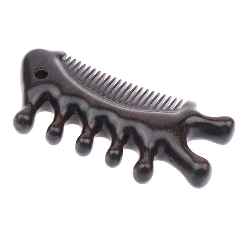 Sandalwood Massage Comb Head Neck Nose Cheeks Hair Multifunctional Massage Comb Body Meridian Comb