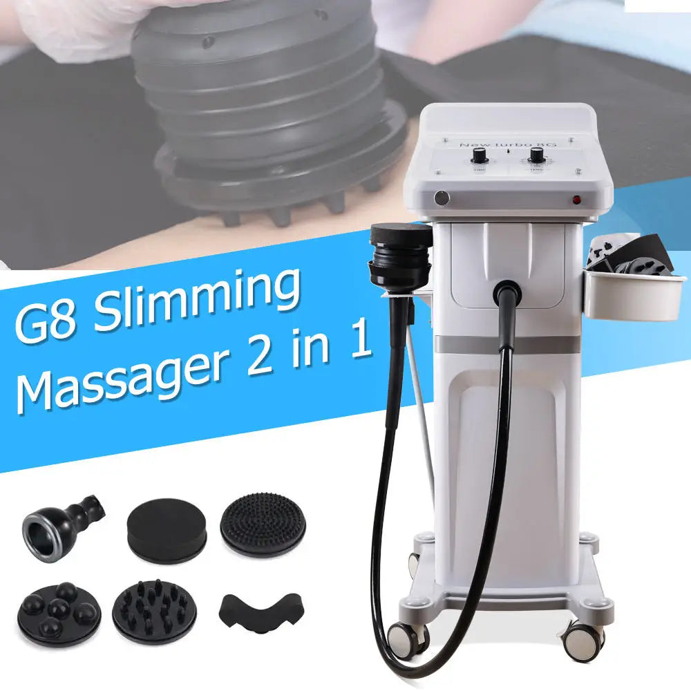 G8 Vibration Body Slimming Machine Anti Cellulite G5 High Frequency Vibrator With Vacuum Heating Probe Beauty Salon Use