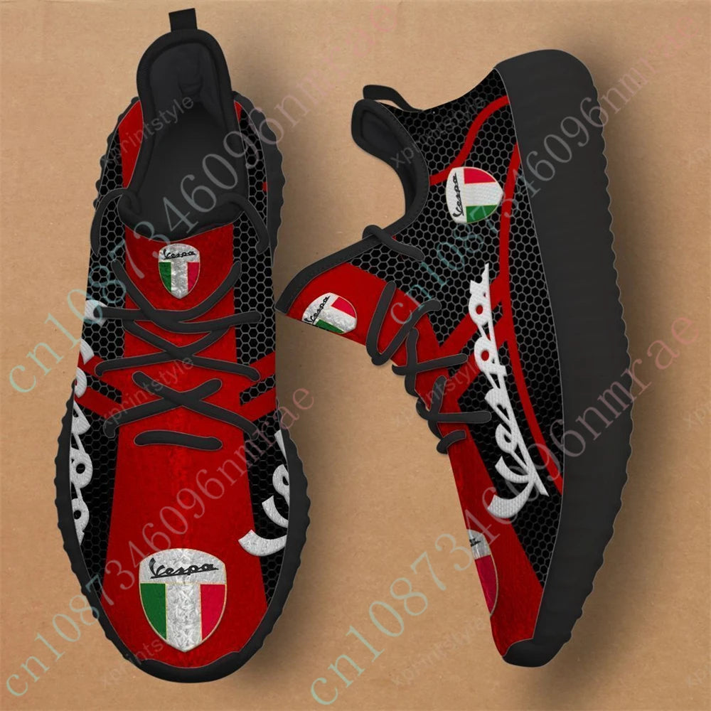 Vespa Sports Shoes For Men Lightweight Male Sneakers Big Size Men's Sneakers Unisex Tennis Casual Running Shoes Custom Logo