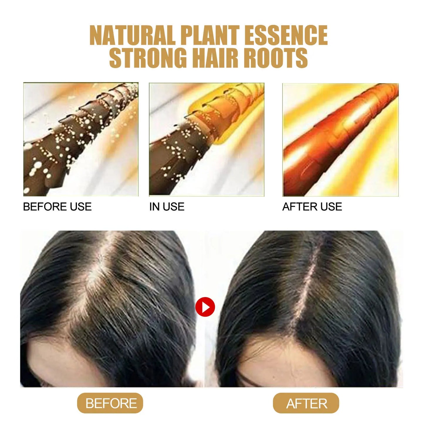 Ginger Hair Growth Serum Soap Regrowth Hair Repair Hair Nourish Root Anti Hair Loss Treatment Products For Men Women Hair Care