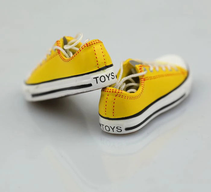 1/6 Scale 5 Color  Sports Shoes Female Canvas Shoes Sneakers with Laces Fit 12" Action Figure Doll  Model Toy