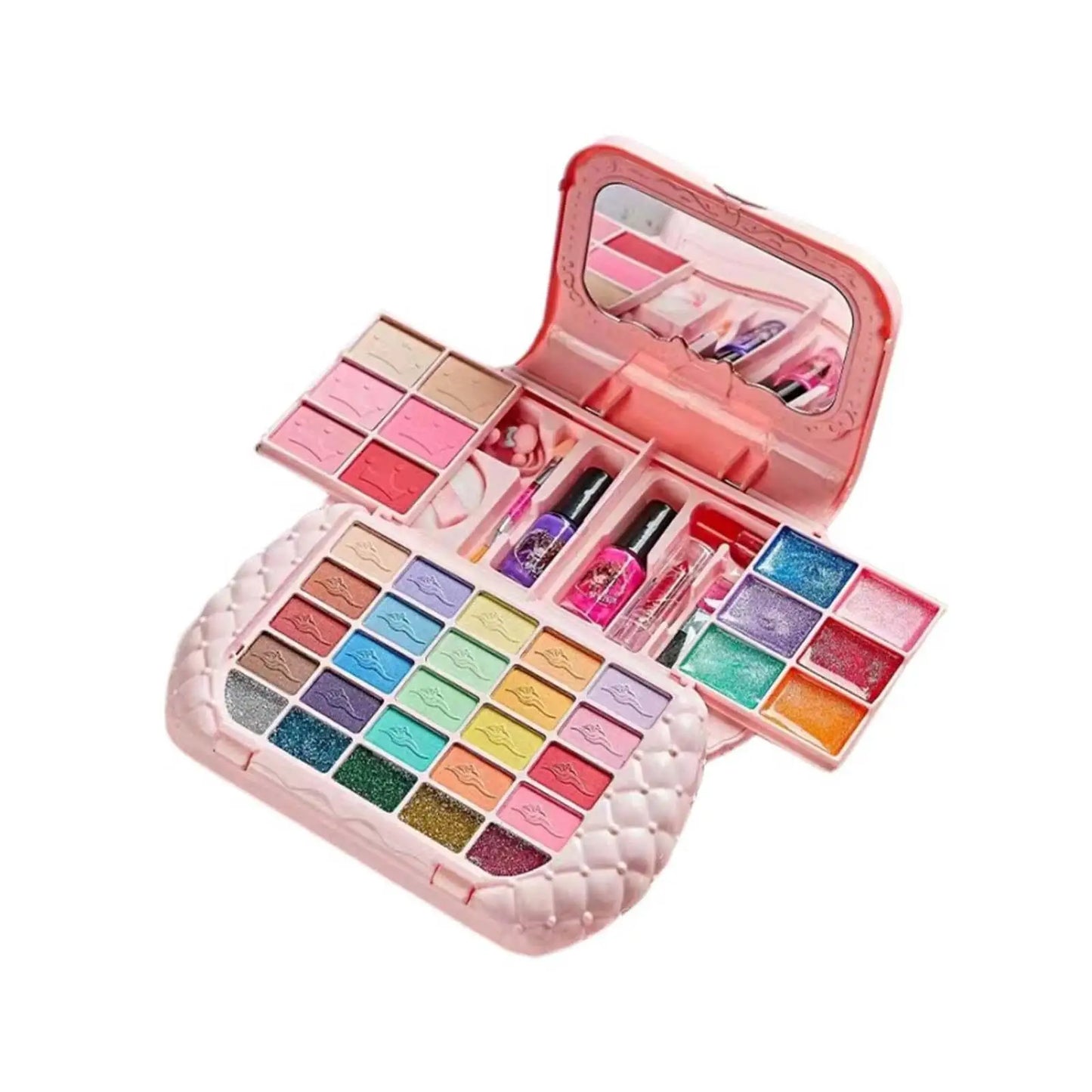 Kids Makeup Kits Makeup Set Toy Vanity Set Girls Toy ,Role Playing for Age 3 4 5+ Toddlers Present Gift