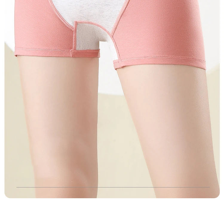 1pcs Cotton Women's Menstrual Panties Physiological Pants Leak Proof Underwear Ladies Period Panty High Waist Safety Briefs