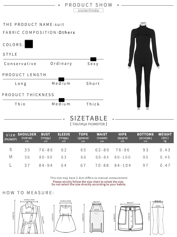 Sisterlinda Casual Sporty Yoga Tracksuit 2Piece Set Women Long Sleeve Skinny Stretch T-Shirt+Leggings Matching Streetwear Outfit