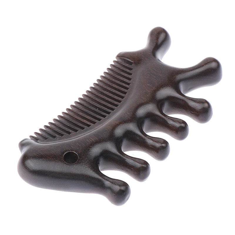 Sandalwood Massage Comb Head Neck Nose Cheeks Hair Multifunctional Massage Comb Body Meridian Comb